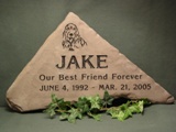 Lilac Flagstone Pet Grave Markers